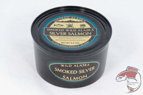 Salmon- Canned, Silver, Smoked, 6.5oz