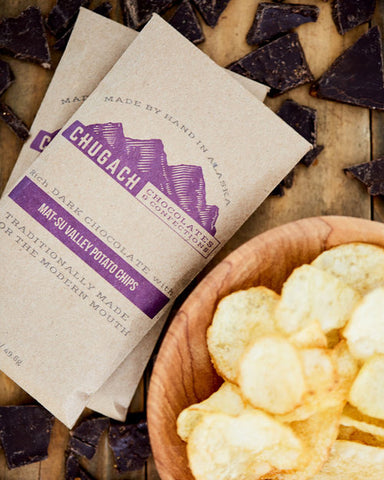 Dark Chocolate - Chugach Chocolates; Mat-Su Potato Chips