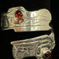 Ring- G. Chilton; Single Wrap, Silver, Garnet, Various Design