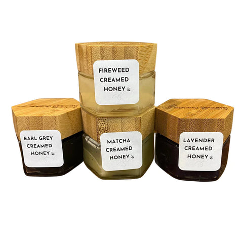 Alaskan Fireweed Raw Honey- Creamed, Assorted Flavors, 1.3oz